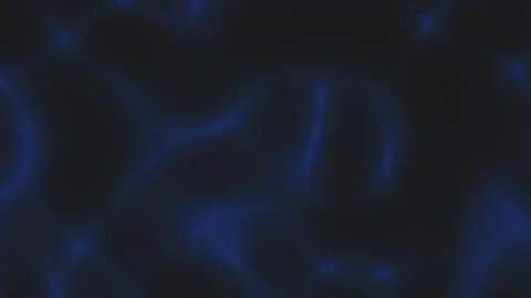 Abstract blue light waves flowing across a dark background texture Stock Illustration