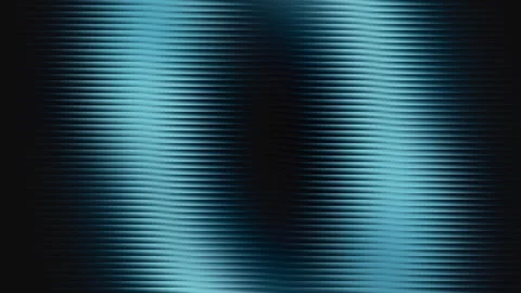 Abstract blue light waves motion background with horizontal scanning lines .. Video stock 336720741