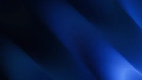 Abstract blue light waves moving across a dark background with flowing smooth Vídeos de archivo 346224550