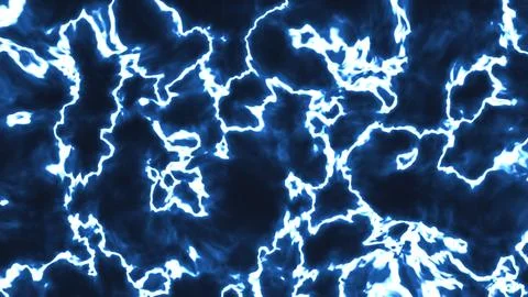 Abstract blue lightning and wave pattern design Stock Illustration
