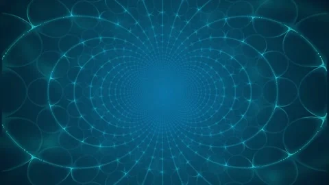 Abstract Blue Lights Are Moving And Glowing Stock Footage 202131100