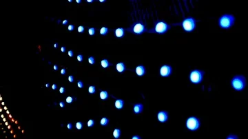 Abstract Blue Lights Background Stock-Footage 85663253