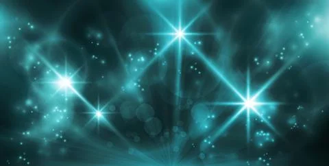 Abstract blue lights Stock Illustration