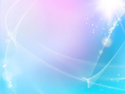 Abstract blue lights for science background. Stock Illustration