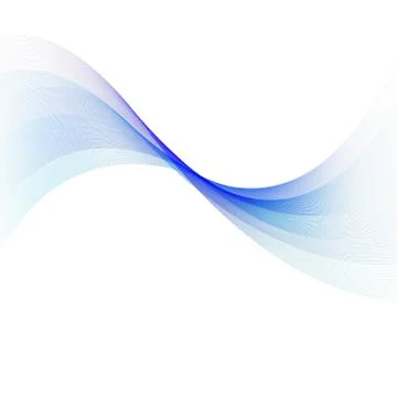 Abstract blue line Stock Illustration