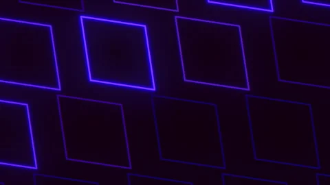 Abstract blue line pattern on black background Video stock 322798269