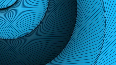 Abstract Blue Line Wave Pattern Loop Background Stock Footage 340373689