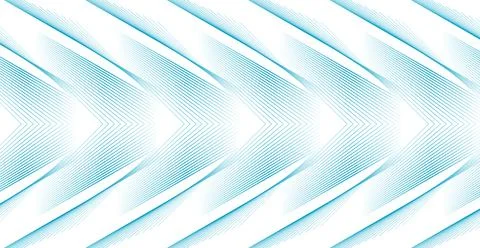 Abstract blue linear arrows geometric tech background Stockillustratie