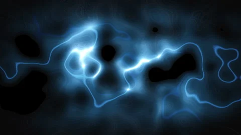 Abstract blue linear light wave in black Stock Footage 315225436