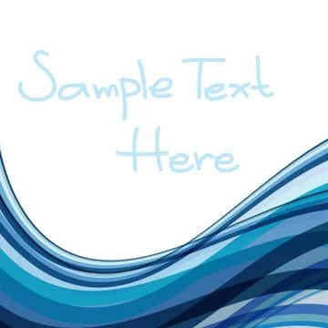 Abstract blue lines background Stock Illustration