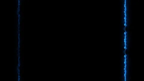 Abstract Blue Lines on Black Background Video stock 284402233