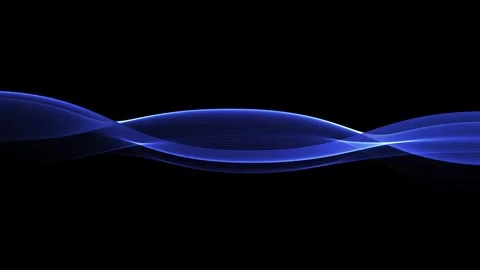 Abstract Blue Lines on black Background Animation Stock Footage 317430212