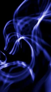 Abstract blue lines on a black background Stock Illustration