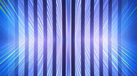 Abstract blue lines with central light flare Stock Footage 331458919