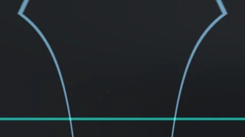 Abstract blue lines create a dynamic, modern visual effect Stock Footage 325773109