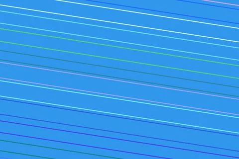 Abstract blue lines on digital screen with colorful dots Stock Illustration