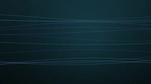 Abstract blue lines float against a dark background, creating a mesmerizing Stock Footage 327942650