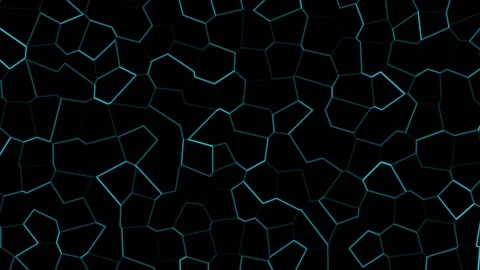Abstract blue lines forming organic patterns during dark background motion .. Stock Footage 340939567