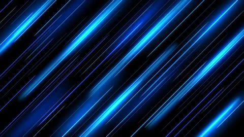 Abstract Blue Lines of Light on A Transparent Background, Isolated and Easy.. Stock Illustration