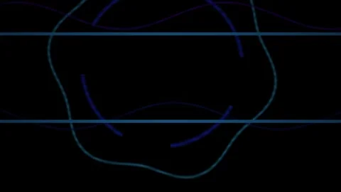Abstract Blue Lines Motion Loop for Futuristic Technology Background Stock Footage 343685001