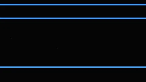 Abstract blue lines moving horizontally on black background with cinematic .. Stock Footage 340903526