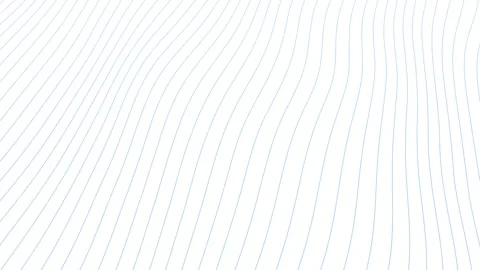 Abstract blue lines pattern loop motion on white background Stock Footage 341293305