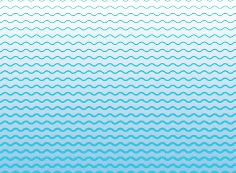 Abstract blue lines wave, Wavy stripes pattern, Rough surface Stock Illustration