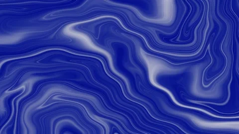 Abstract Blue Liquid Chrome 15s Seamless Loop Animation Stock Footage 340990306