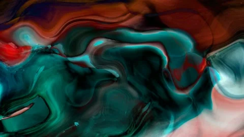 Abstract blue liquid paint animation.blue, texture, liquid, background. Stock Footage 131411089