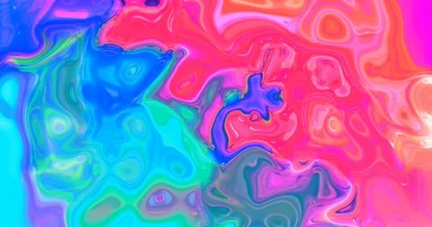 Abstract blue liquid paint animation.texture, liquid, wave, background. Video stock 139893676
