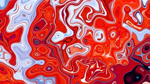 Abstract blue liquid paint animation.texture, liquid, wave, background. Video stock 139893878