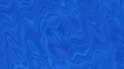 Abstract Blue Liquid Pattern with Swirling Waves and Textured Surface Stock Footage 337226700