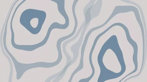 Abstract blue liquid shape wave, Acrylic texture with marbling background. Video stock 152086832