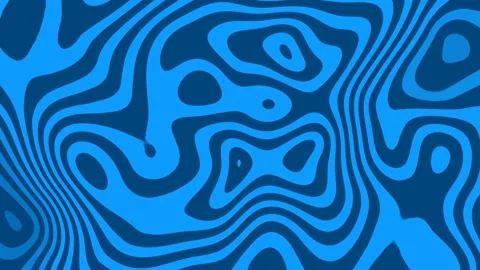 Abstract blue liquid shape wave, Acrylic texture with marbling background. Stock Footage 152867379