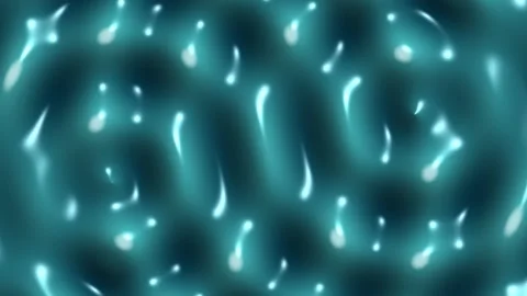 Abstract blue liquid texture with glowing elements Stock Footage 340235159