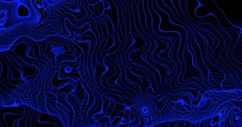 Abstract blue liquid wave background.Trendy vibrant texture, fashion textile Stock Illustration