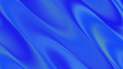 Abstract blue liquid wave flowing background with silk satin texture Stock Footage 341593461