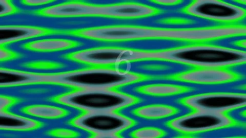Abstract Blue Liquid Wave Pattern Background Seamless Digital Flow Art Stock Footage 342114495