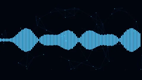 Abstract blue liquid waves flowing in slow motion with smooth gradient Stockbeeldmateriaal 347984974