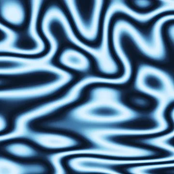 Abstract Blue Liquid Waves Pattern - Modern Fluid Flow Background for Digital イラスト素材