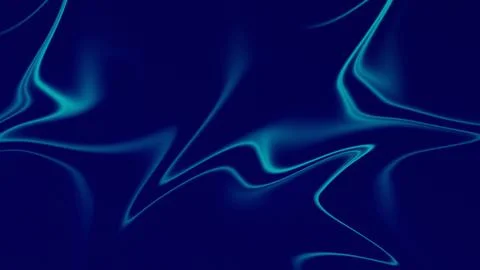 Abstract blue liquid wavy lines flowing background Stock Illustration