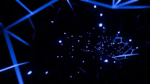 Abstract blue Live animation Stock Footage 267821492