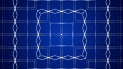 Abstract blue loop motion background with cross lines Video stock 50367591