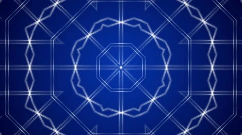 Abstract blue loop motion background with cross lines Video stock 50367688