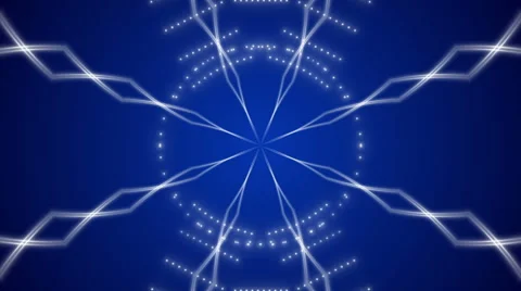 Abstract blue loop motion background with cross lines Video stock 50367693