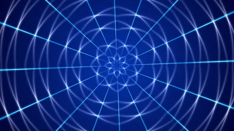Abstract blue loop motion background with cross lines Video stock 50367729
