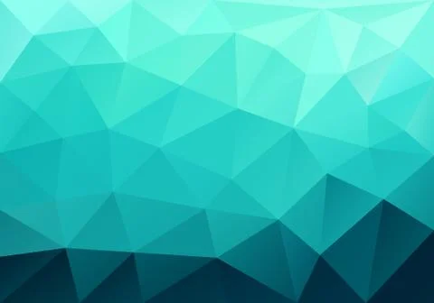 Abstract blue low poly background, vector Stock Illustration