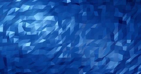 Abstract blue low poly triangular mesh background 스톡 일러스트