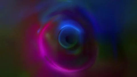Abstract Blue Magenta Vortex Background With Glowing Tunnel Core Stock-Footage 332304386