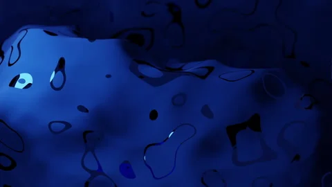 Abstract blue matte loop background with glossy circles Stock Footage 147988651